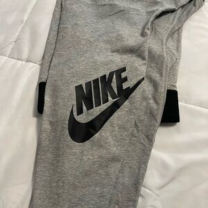 Nike Black and Gray Leggings
